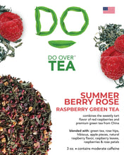 Load image into Gallery viewer, Do Over Summer Berry Rose Raspberry Green Tea Do Over Corner Store LLC