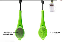 Load image into Gallery viewer, Tea strainer, silica gel tea filter, tea making tool, tea maker Do Over Corner Store LLC