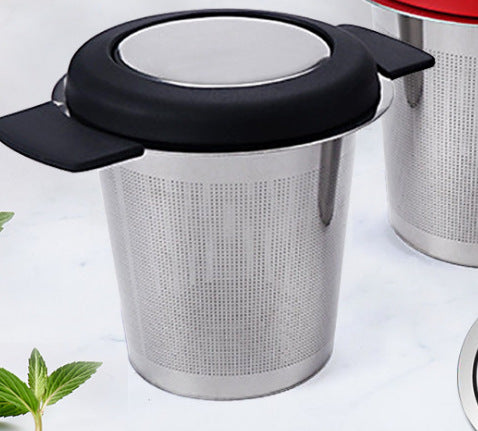 Stainless Steel Tea Filter With Safe Silicone Handles - Do Over Corner Store LLC